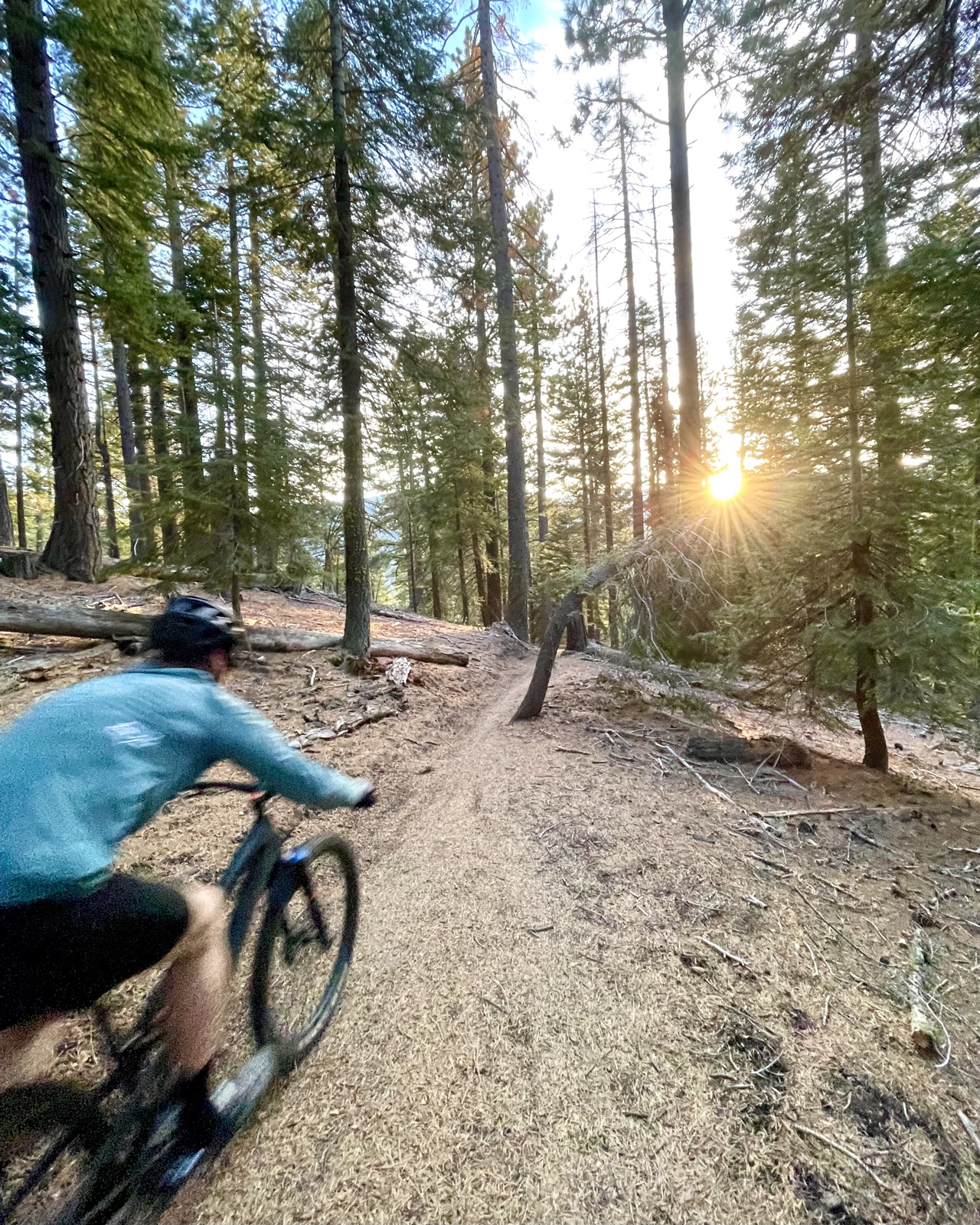 Mountain biking